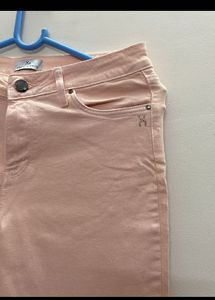 Bootcut Pinkish Peach Colour Jeans