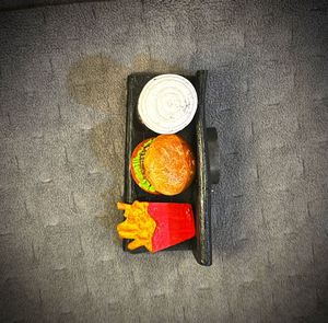 Burger, Fries &amp; Coke Fridge Magnet
