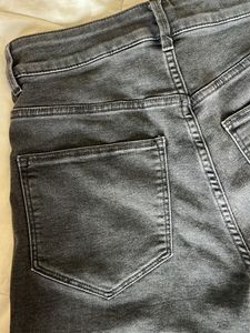 Black High Waist Denim Shorts