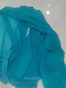 Beautiful Blue Color Dupatta