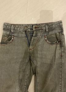 Vintage Wash Denim Jeans