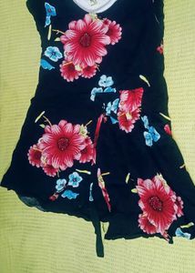 Floral Print Skirt