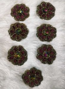 16 Zari Work Patches