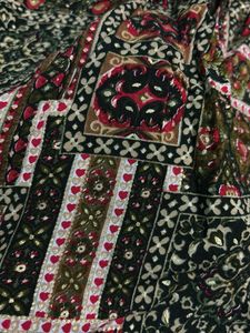 Boho Ethnic Short Kurti /top