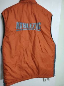 Nike Puffer Gilet Jacket Reversible Half Sleeves