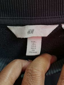 H&amp;M NIRVANA Grey Oversized Sweatshirt