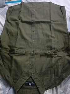 Olive Green Casual Shirt