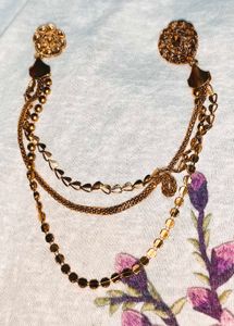 Saree Blouse Necklace with Chains