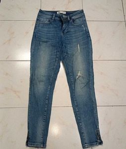 Zara Distressed Skinny Jeans