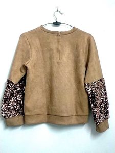 🌟🌟Sequin Detail Sweatshirt