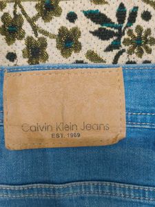 Calvin Klein Stylish Light Wash Denim Jeans