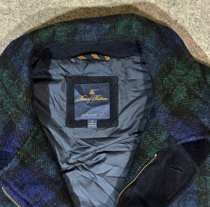 Brooks Brothers Plaid Wool Coat