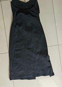 Black Side Slit Dress