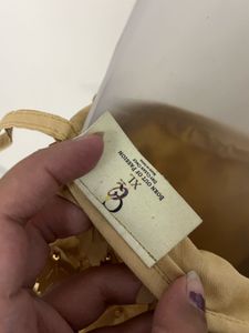 Imported Material Golden Short Skirt