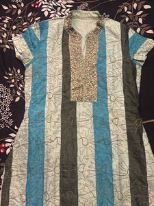 Striped Ethnic Kurta