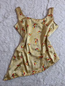 Silky y2k Corset Top with Scarf