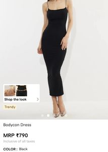 Savana Elegant Black Dress