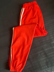 Red Striped Joggers