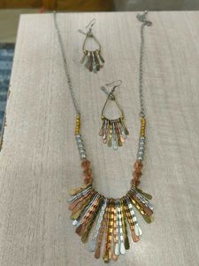 Multi-Tone Metal Necklace