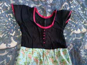 Cotton Top With Beautiful Flowers Design
