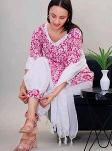 Floral Print Kurta Set