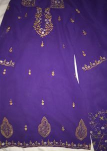 Purple Kurta Set