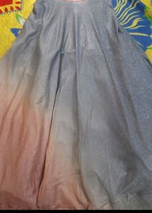 💥Long glitter fabric one peace  gown 💥