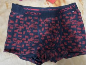 Jockey Printed Trunk - Navy/Red