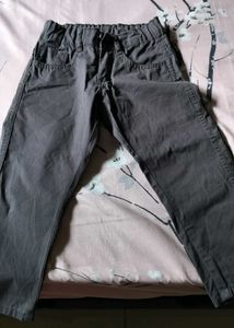 Boys Grey Casual Pants