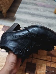Authentic Leather Imported Boots In Mint Condition