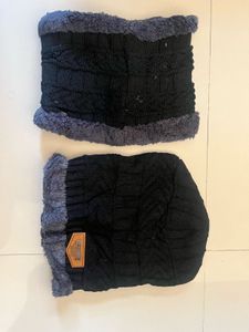 Winter Beanie Hat Scarf Set