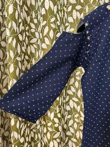 Navyblue Cold Shoulder kurti