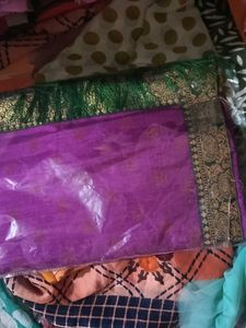 Elegant Purple Saree