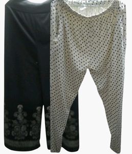 Polyester Fabric Pajamas Combo Of 2
