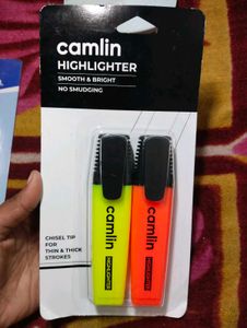 Kangaro Punching Machine And Camlin Highlighter