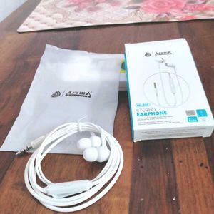 Nice Aroma Stereo Earphones - White