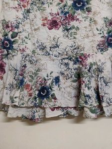 Floral Print Skirt