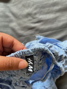 Cute Light Blue Crop Top