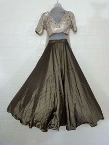 SATIN LEHENGA CHOLI