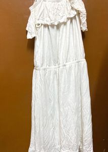 White off shoulder dress