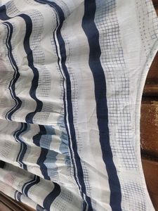 Point Zero Striped Tie-Front Blouse