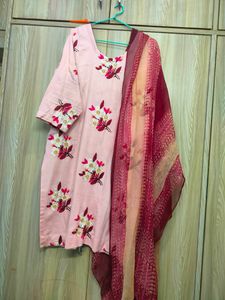 Cotton Embroidery Suit