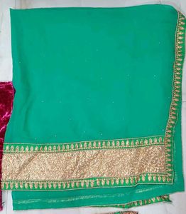 Halfsaree With Blouse And Voni
