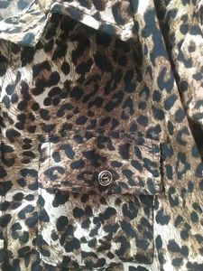 SALE !!Premium Leopard print Shirt With Tie Knot