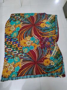 Multicolored saree