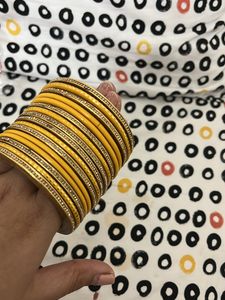 Unused Yellow Lac Bangles