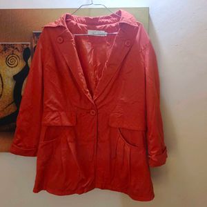 Orange Blazer Jacket