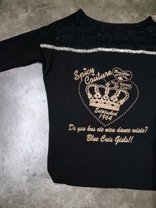 Spicy Couture Black Top