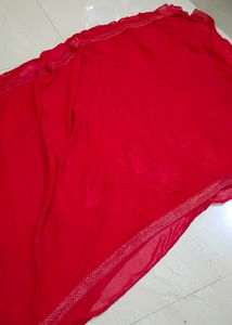 A Simple Transparent Light Weight Saree With All O