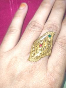 Gold Plated Statement Ring